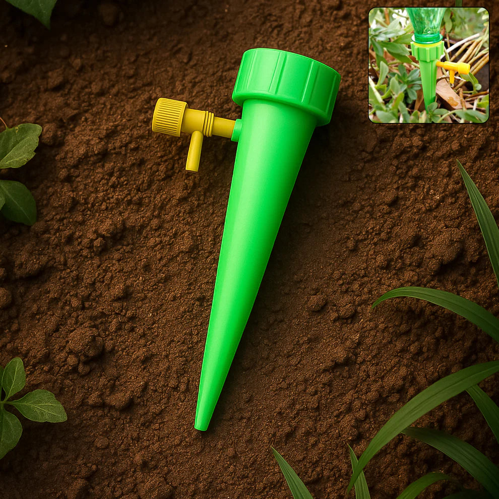 Self-Watering Spike Drip Irrigation System for Indoor & Outdoor Plants (Pack of 10)