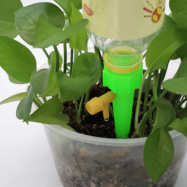 Self-Watering Spike Drip Irrigation System for Indoor & Outdoor Plants (Pack of 10)