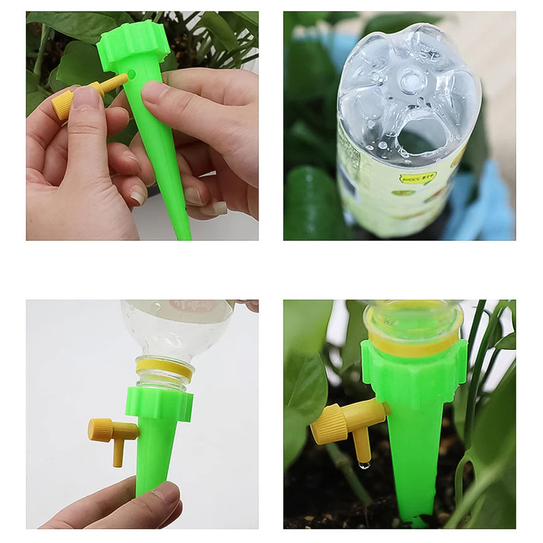 Self-Watering Spike Drip Irrigation System for Indoor & Outdoor Plants (Pack of 10)