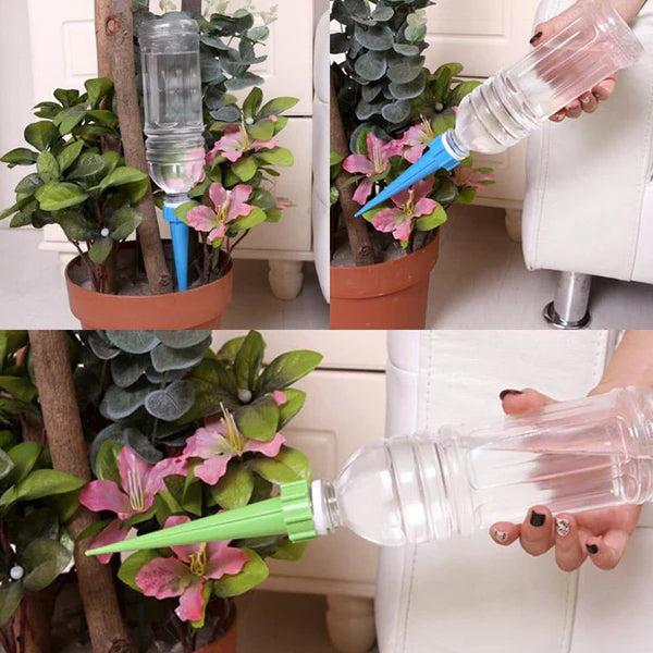 Self-Watering Spike Drip Irrigation System for Indoor & Outdoor Plants (Pack of 10)