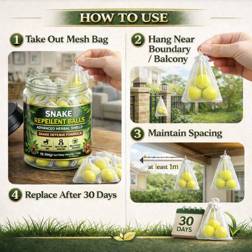 Snake Repellent Balls (Pack Of 2)