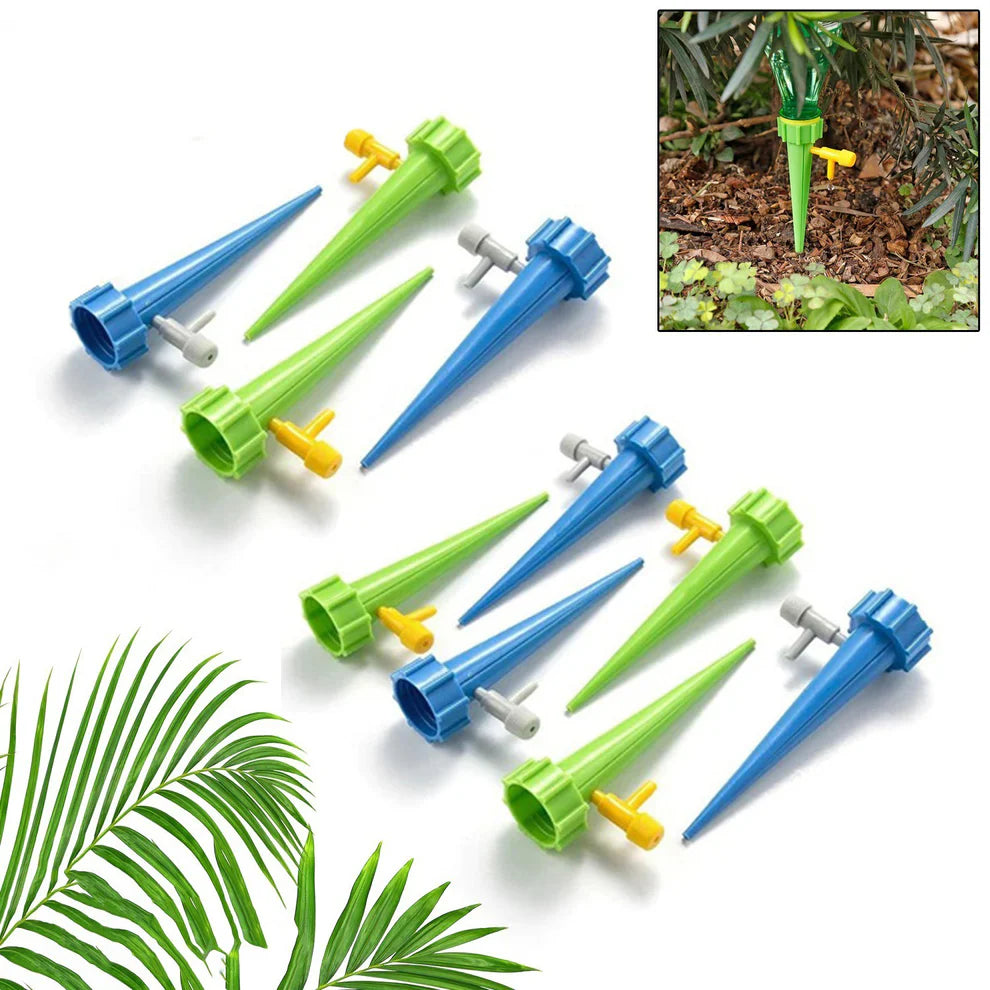 Self-Watering Spike Drip Irrigation System for Indoor & Outdoor Plants (Pack of 10)