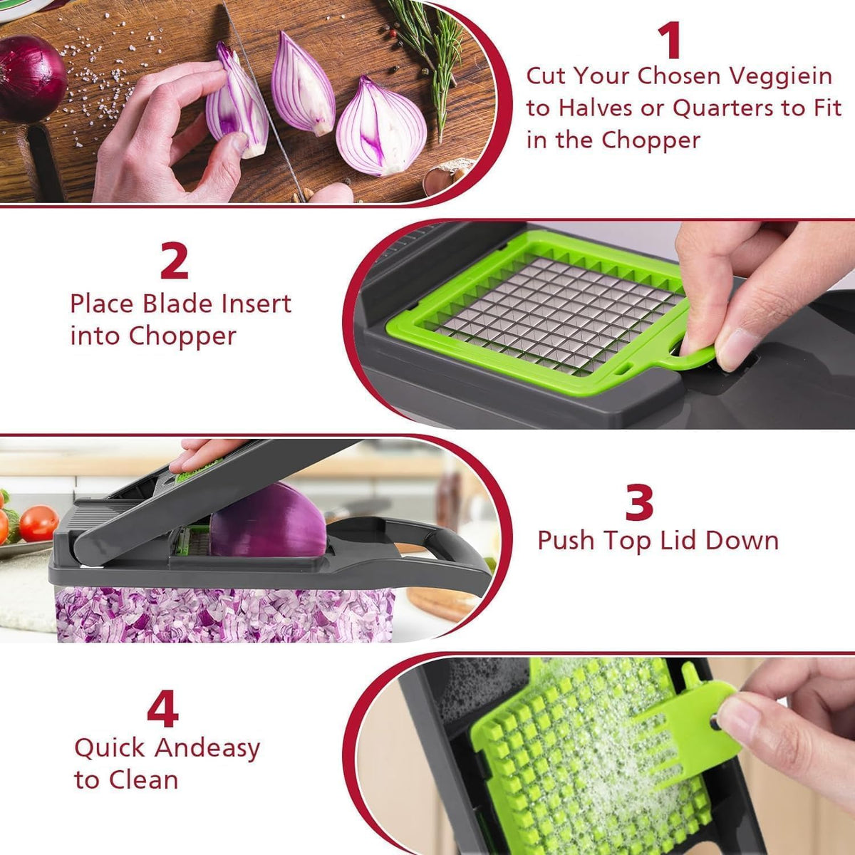 12 in 1 Multipurpose Vegetable & Fruit Chopper