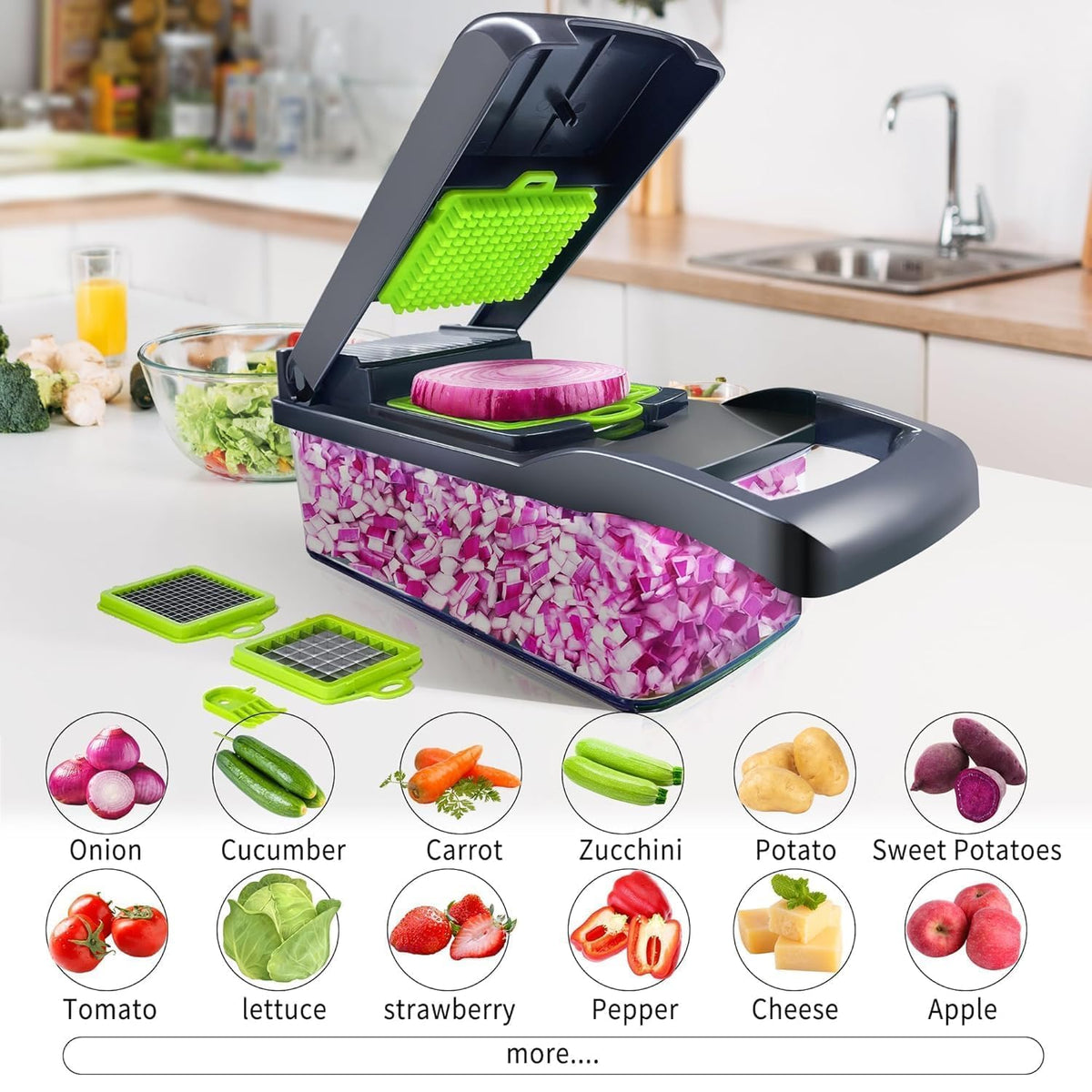 12 in 1 Multipurpose Vegetable & Fruit Chopper