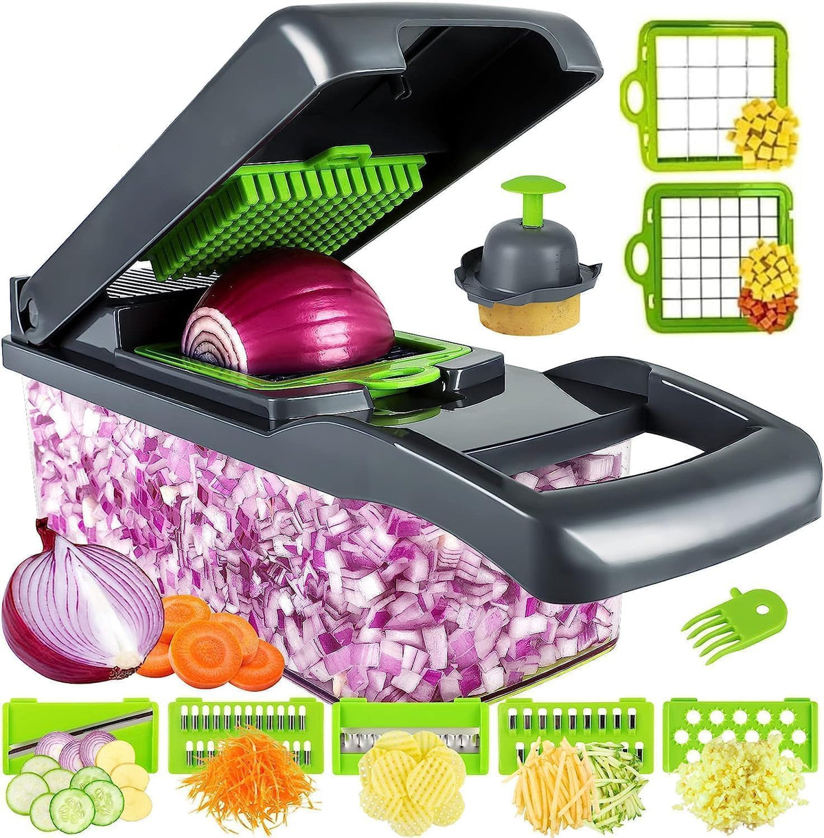 12 in 1 Multipurpose Vegetable & Fruit Chopper
