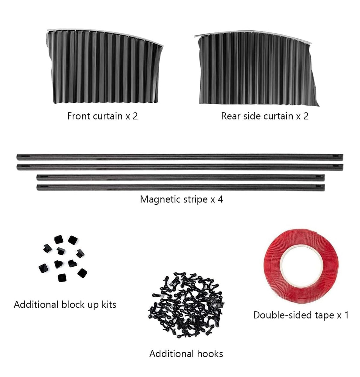 4 Pcs Curtain For Car Window