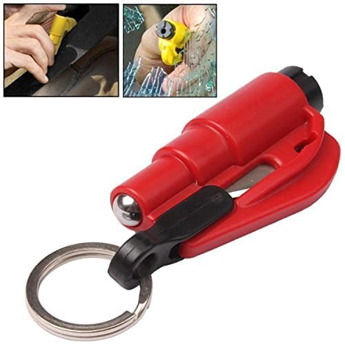 Car Window Glass Breaker Seat Belt Cutter (Pack of 1)