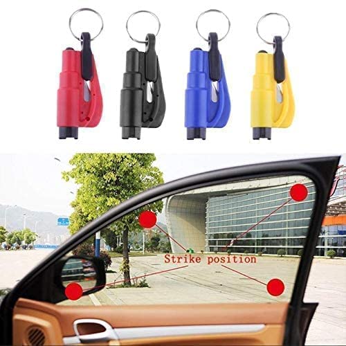 Car Window Glass Breaker Seat Belt Cutter (Pack of 1)